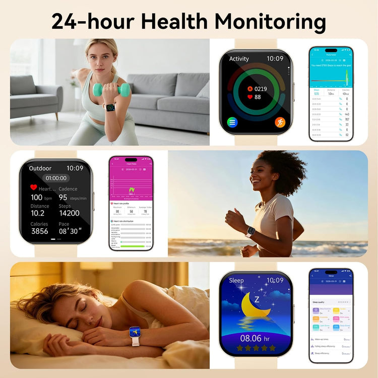 Ultra-Thin 1.85″ AMOLED Smartwatch for Women