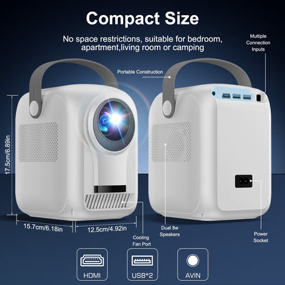 Smart WiFi & Bluetooth HD Projector