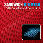 9PCS Universal Leather & Mesh Car Seat Covers