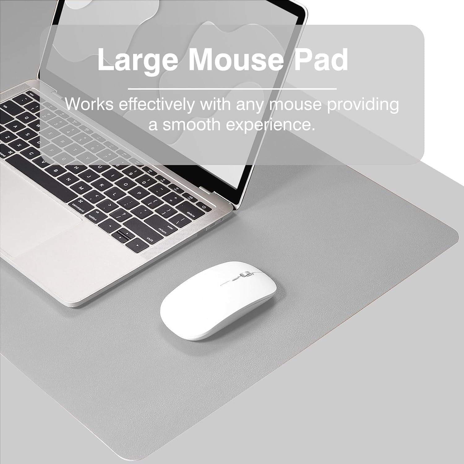 Premium Dual-Sided Leather Desk Pad – Waterproof Office Desk Mat for Keyboard & Mouse
