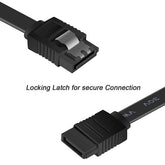 3-Pack 18″ SATA III 6Gbps Cables – Black