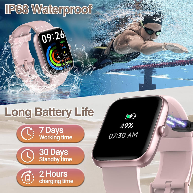 1.83″ Alexa Bluetooth Calling Smartwatch