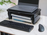 Adjustable Monitor Stand with Storage (3-Level)