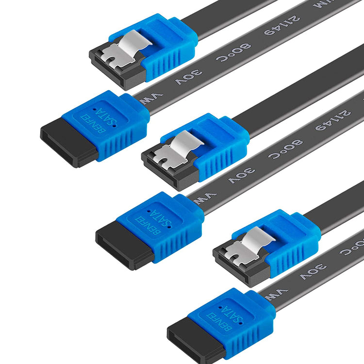 3-Pack SATA III 6Gbps Data Cables