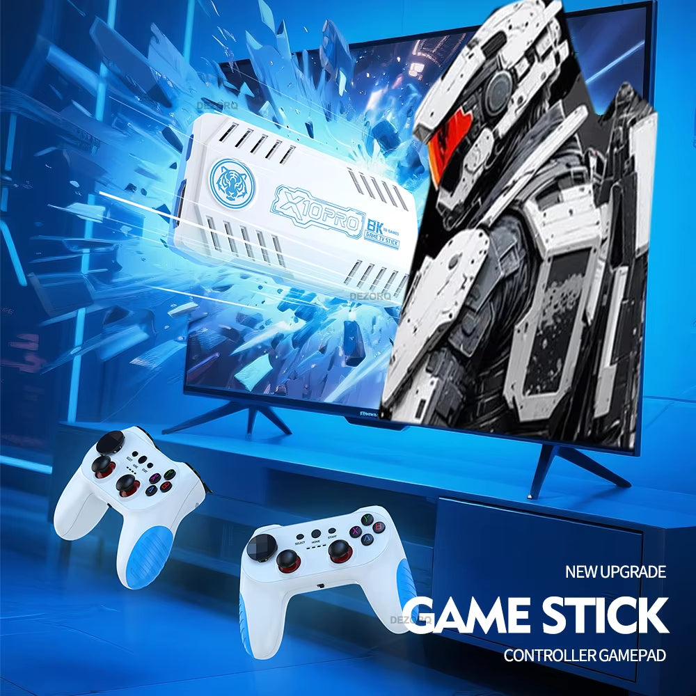 X10 Pro Retro Game Stick – 50,000+ Games, 128GB & 2 Controllers