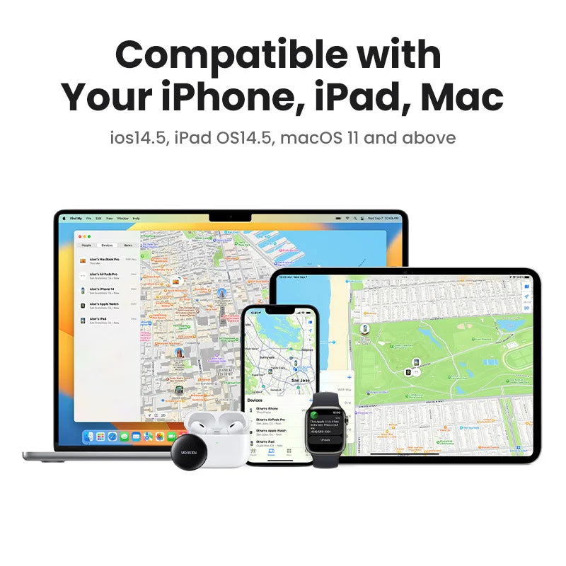 Smart Bluetooth Tracker for Apple Find My