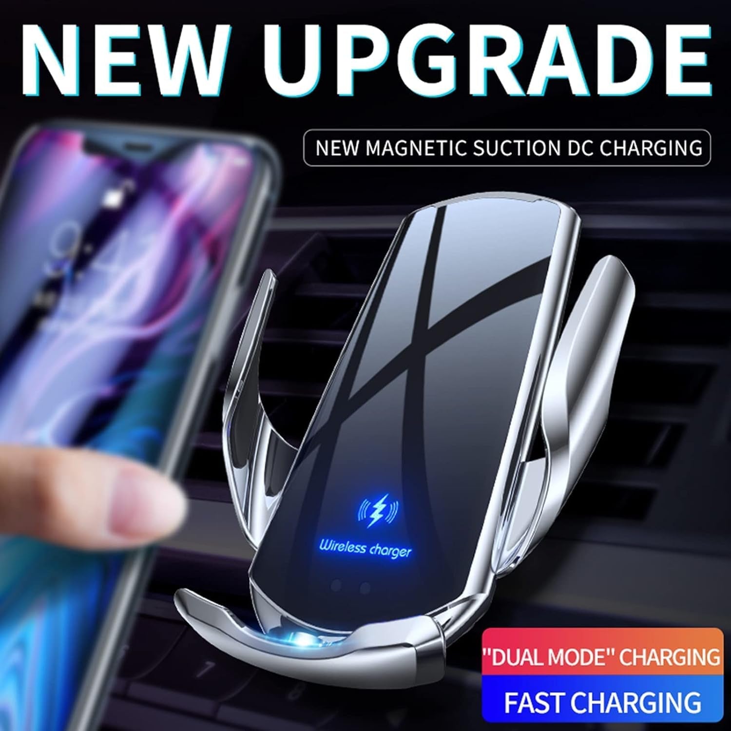 15W Wireless Car Charger Mount