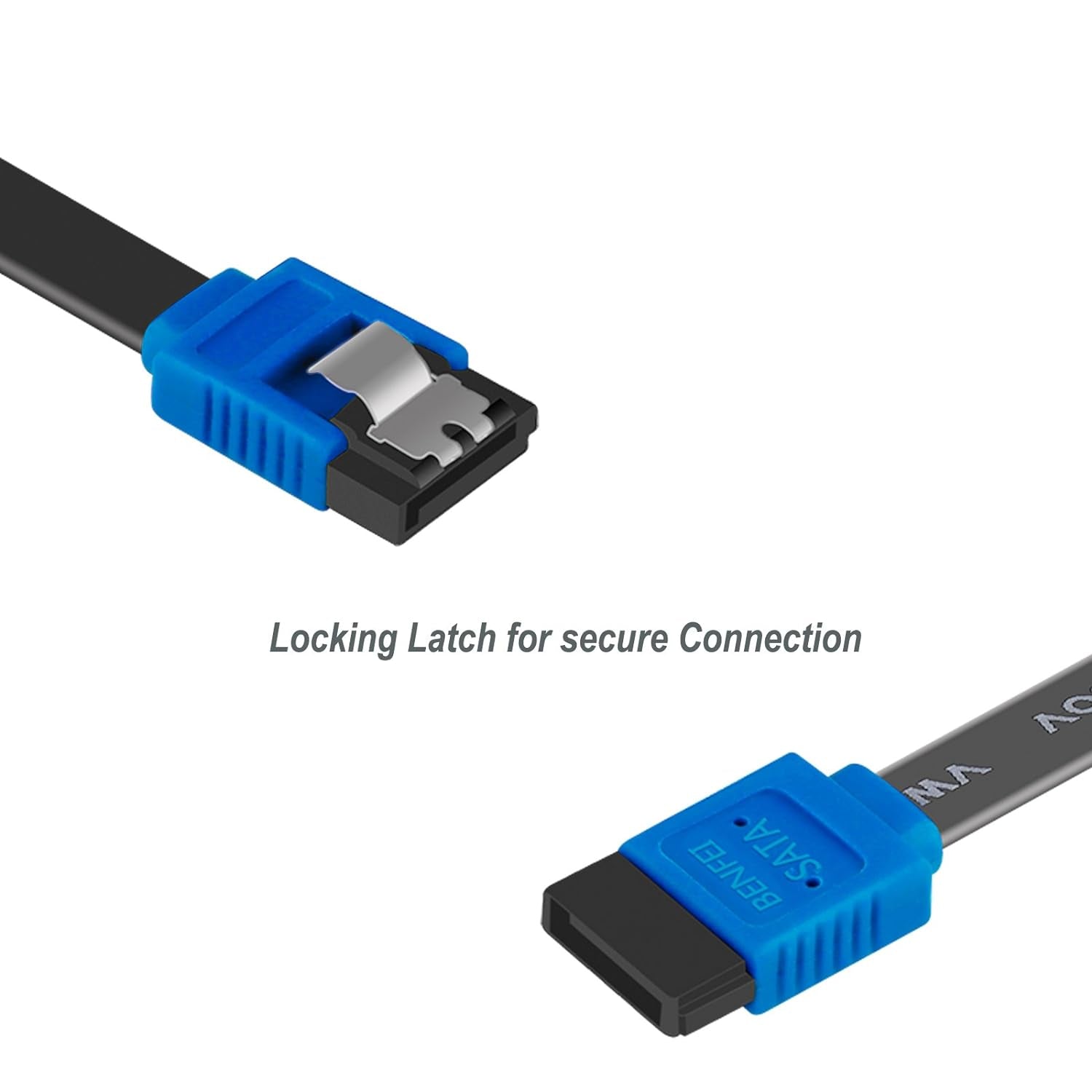 3-Pack SATA III 6Gbps Data Cables