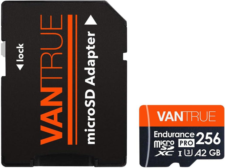 256GB U3 4K MicroSD Card with Adapter