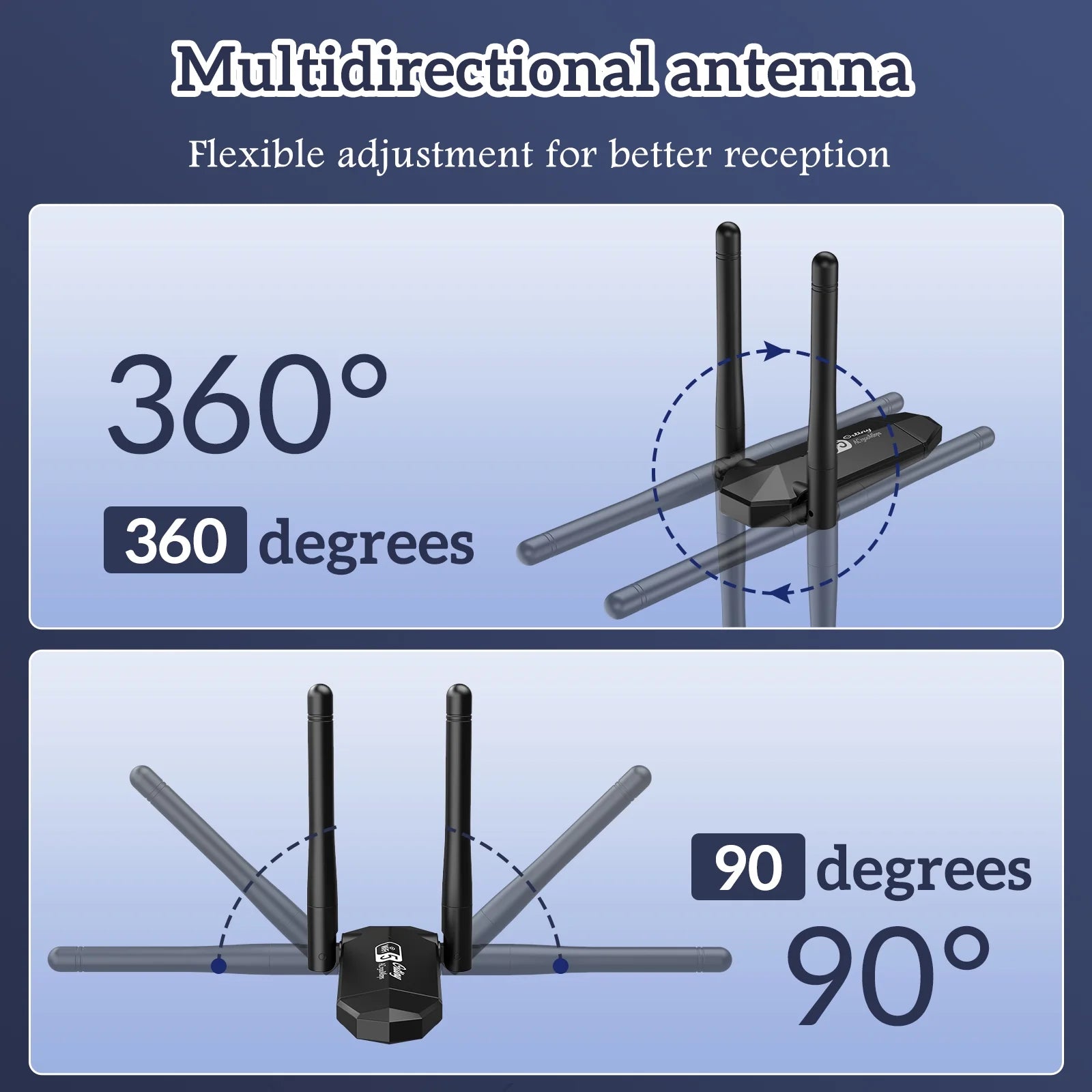 1300Mbps Dual-Band USB 3.0 Wi-Fi Adapter