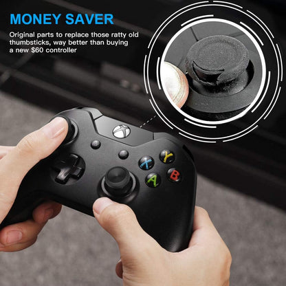 6PCS Xbox One Controller Thumbstick Replacement Kit – Analog Sticks with Repair Screwdrivers
