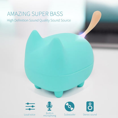 Cute Cat Mini Bluetooth Speaker