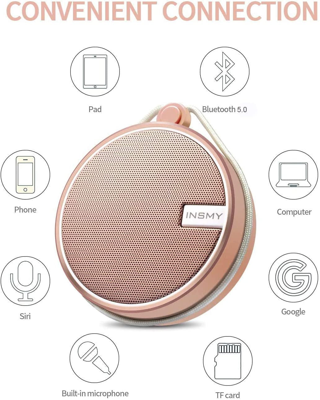 C12 Waterproof Bluetooth Shower Speake