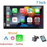 7" CarPlay Android Auto Touch Screen Car Radio