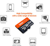 256GB U3 4K MicroSD Card with Adapter