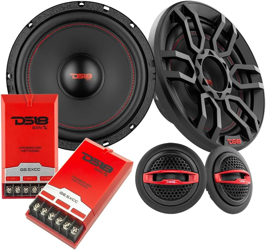 GEN-X6.5C 6.5" Car Component Speakers – 150W Max