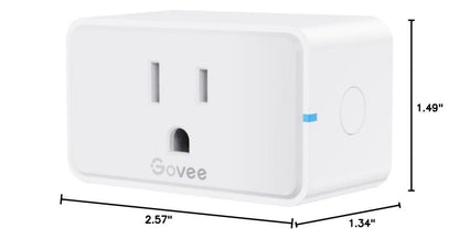 Smart Plug 15A - 4 Pack WiFi and Bluetooth Outlets Compatible with Alexa and Google Assistant, Remote Control via Home App, Multiple Timer Support, No Hub Required, ETL & FCC Certified