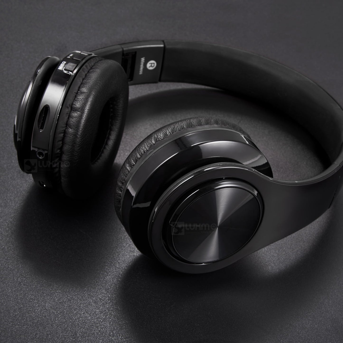 Wireless Bluetooth Noise Cancelling Headphones with Mic – Foldable Over-Ear Headset