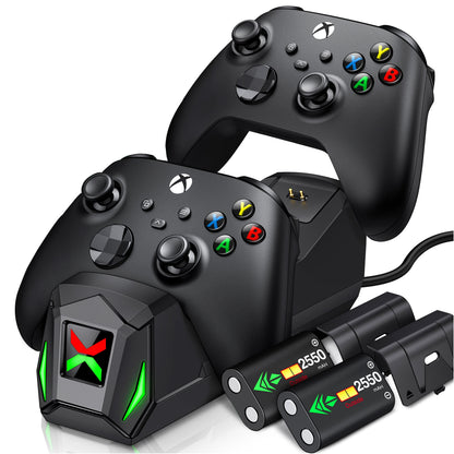 Xbox Controller Charging Station with 2 Battery Packs