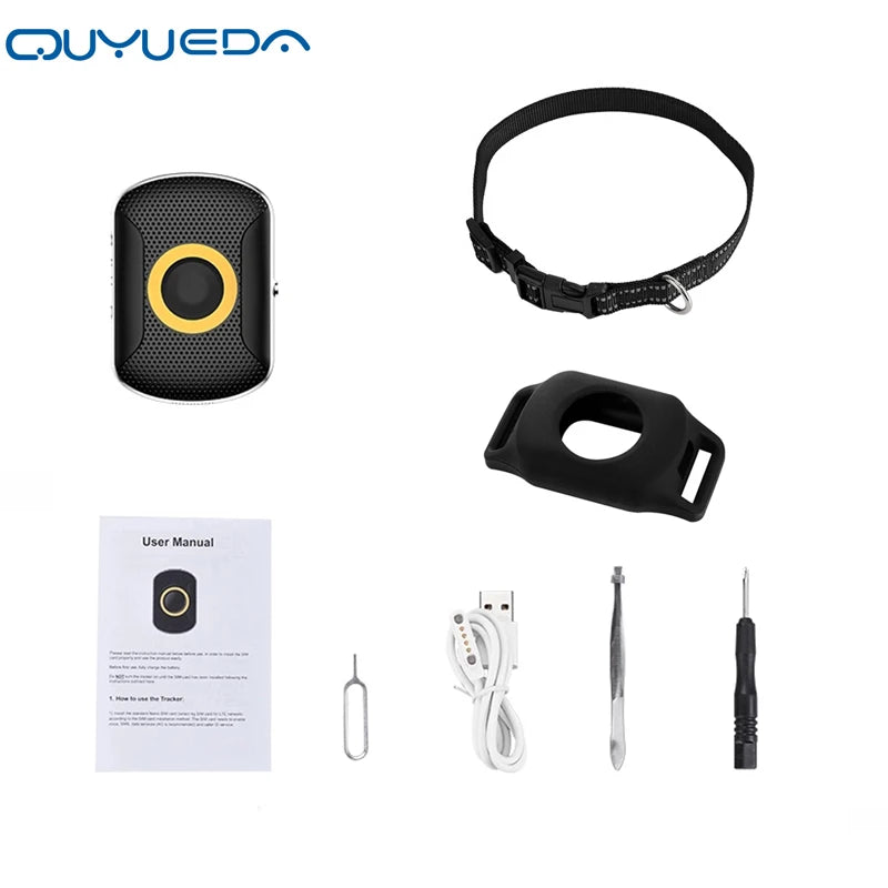 4G GPS Pet Tracker Collar