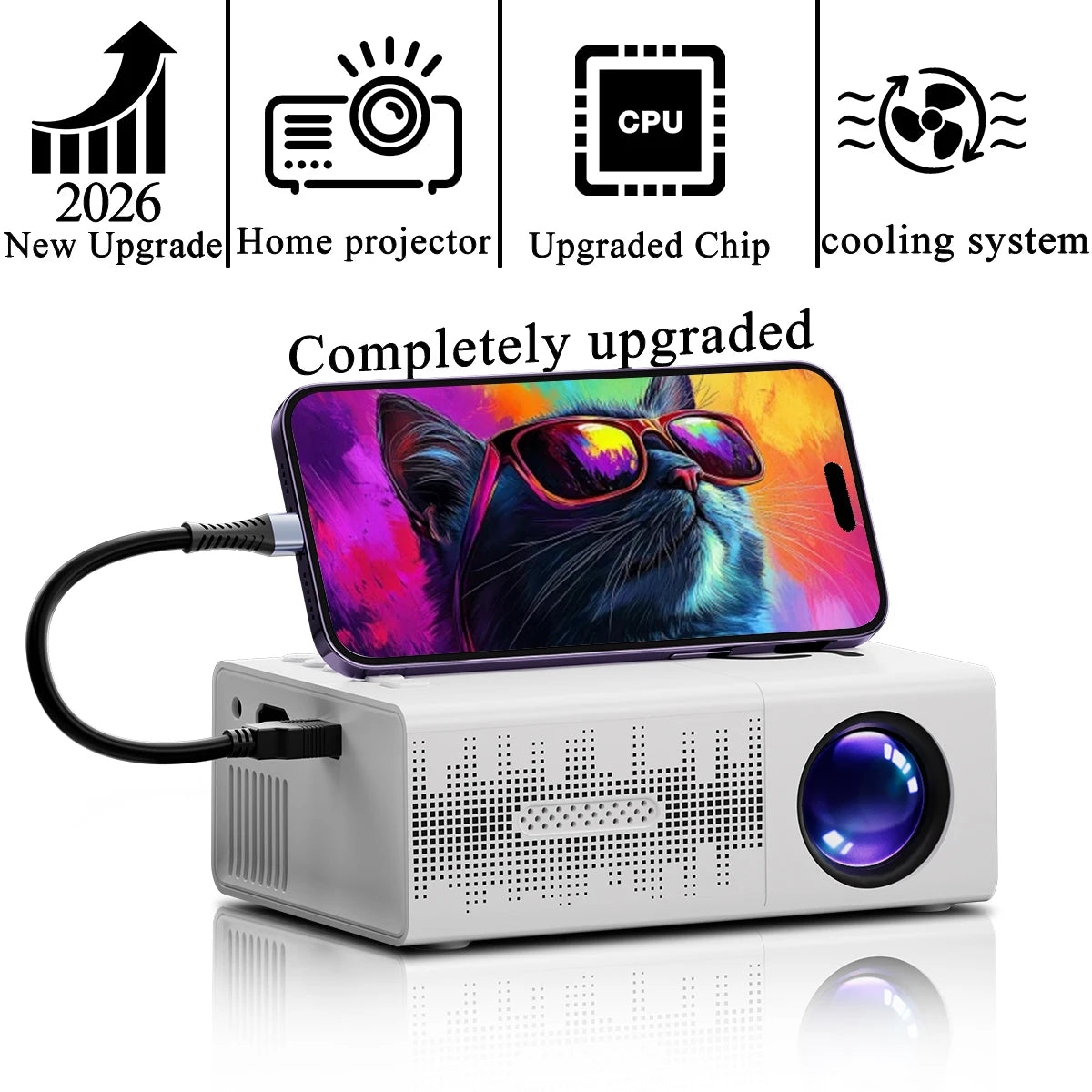 Portable HD LCD Projector