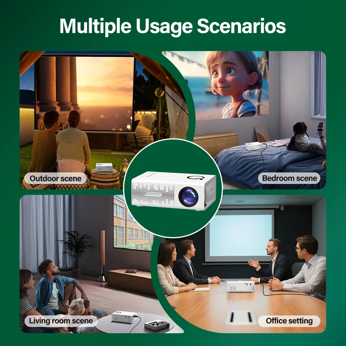 Portable HD LCD Projector