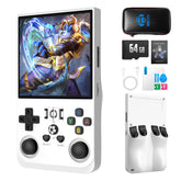 R36MAX Retro Handheld Game Console – 4″ 720×720 IPS Screen, Linux, RK3326, 4000mAh & 64GB/128GB
