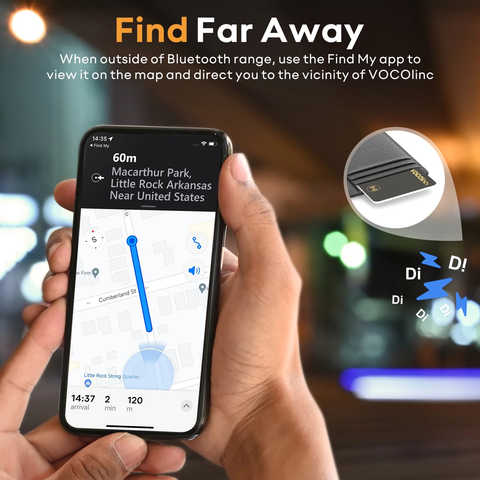 Smart Bluetooth GPS Tracker Compatible with Find My App - Anti-Loss Reminder Device for Children, Wallets, Keys, and Vehicles