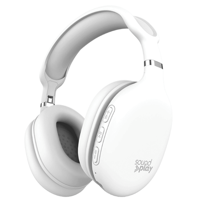Wireless Bluetooth Over-Ear Headphones – White