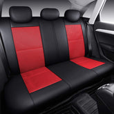 9PCS Universal Leather & Mesh Car Seat Covers