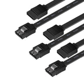 3-Pack 18″ SATA III 6Gbps Cables – Black