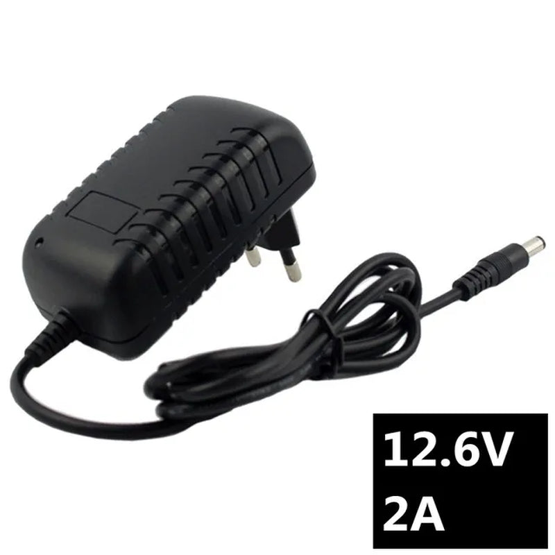 12.6V 2A Smart Charger for 3S 18650 Li-ion Battery Pack