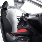 9PCS Universal Leather & Mesh Car Seat Covers