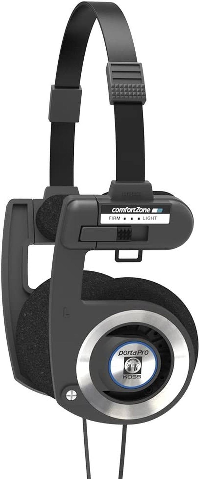 Porta Pro Black Retro 80s Wired On-Ear Headphones (3.5mm)