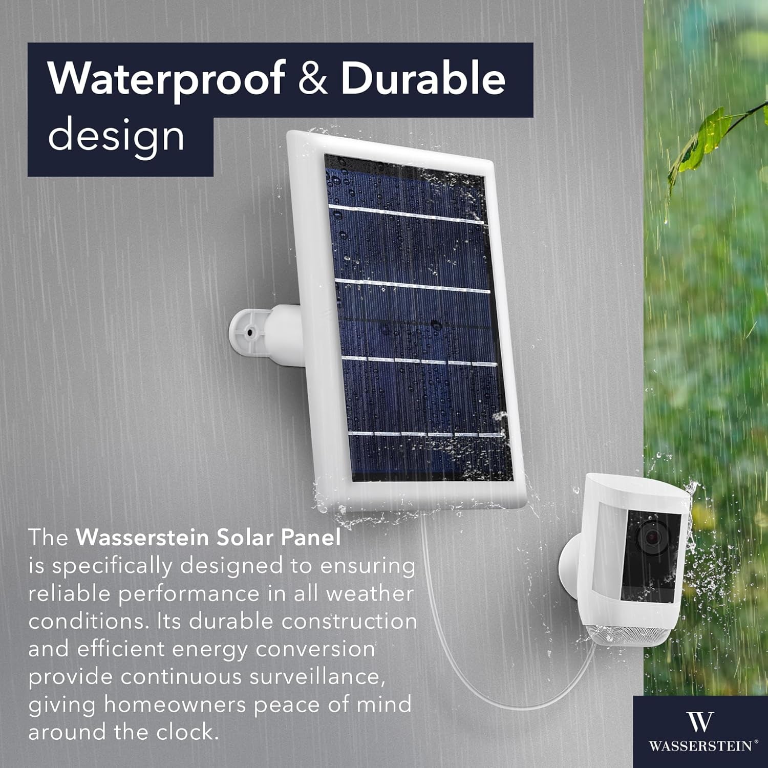 Solar Panel for Ring Cameras (3-Pack, White)