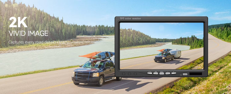7" 1080P Wired Backup Camera System