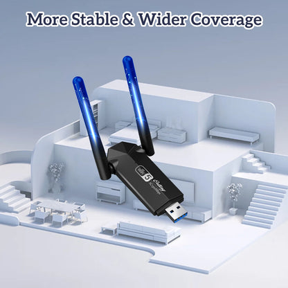 1300Mbps Dual-Band USB 3.0 Wi-Fi Adapter