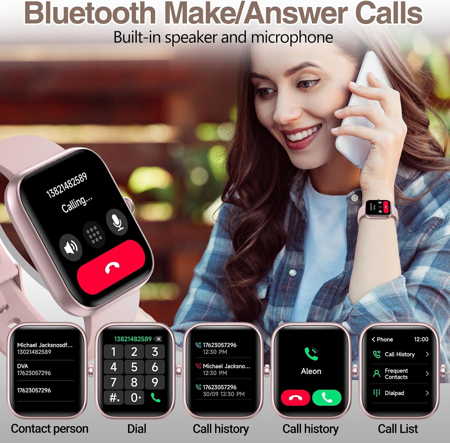 1.83″ Alexa Bluetooth Calling Smartwatch