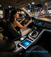 Dual USB Car Charger with Voltage Meter