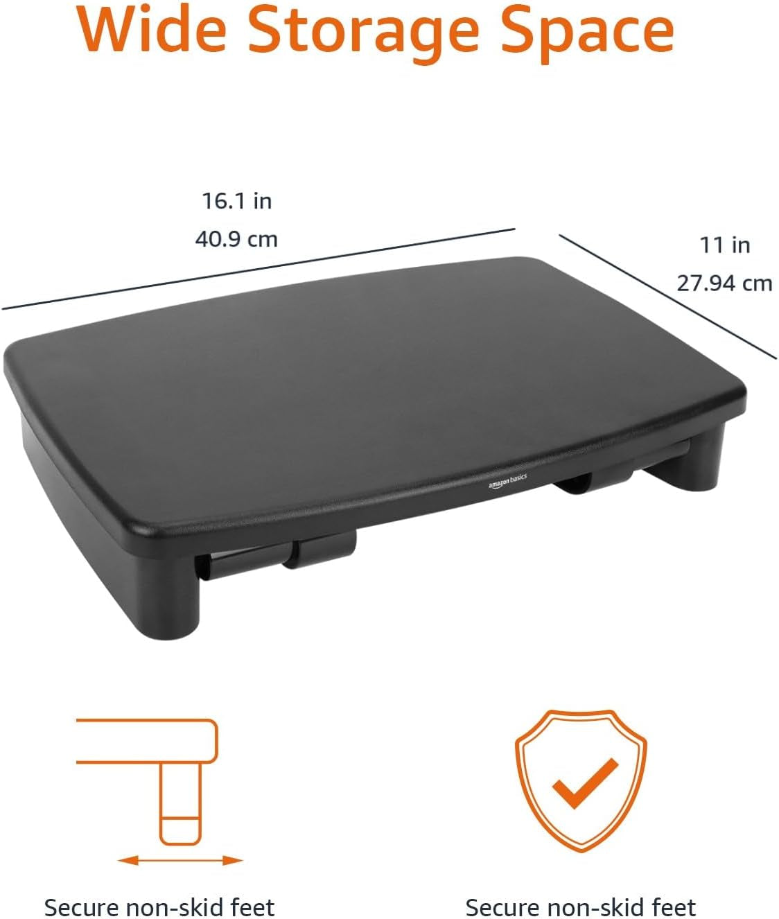 Adjustable Monitor Stand with Storage (3-Level)
