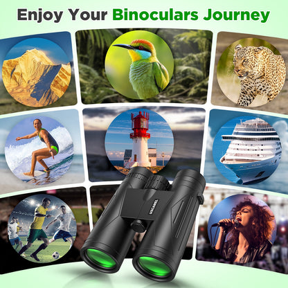 12x42 HD Waterproof Binoculars