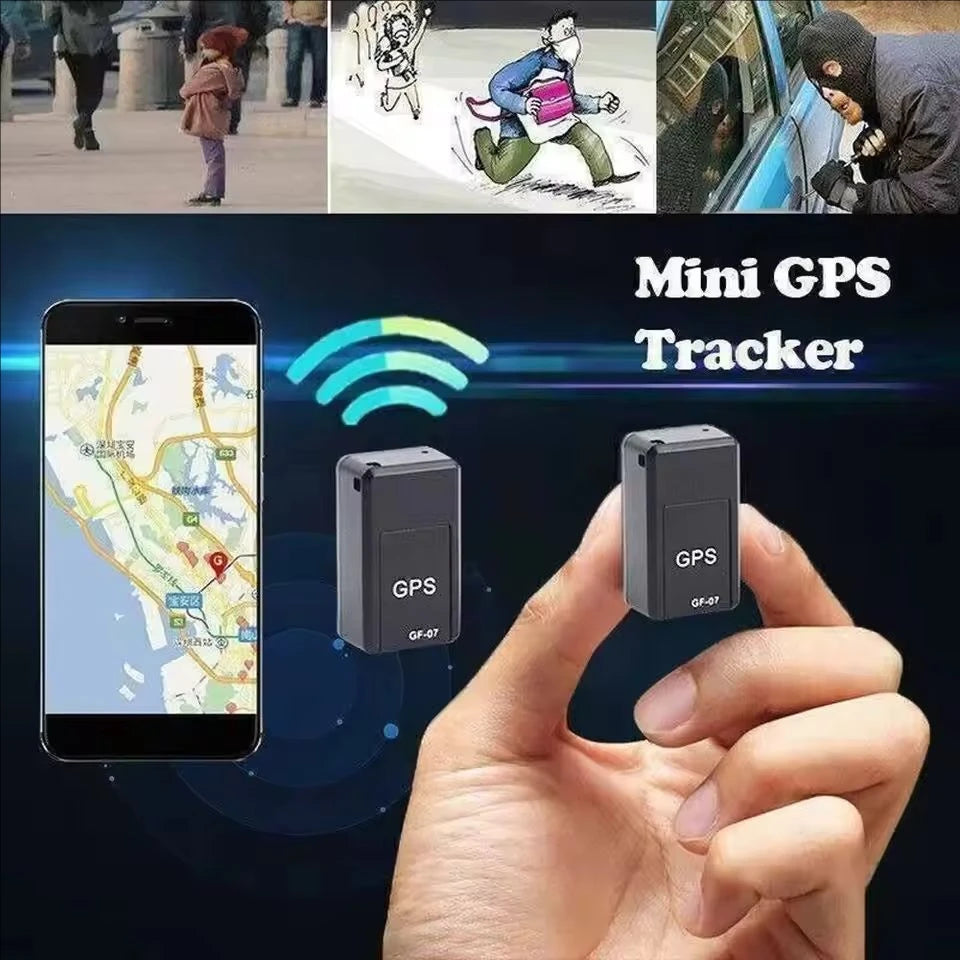 GF07 Mini GPS Tracker – Magnetic Locator for Vehicles & Pets