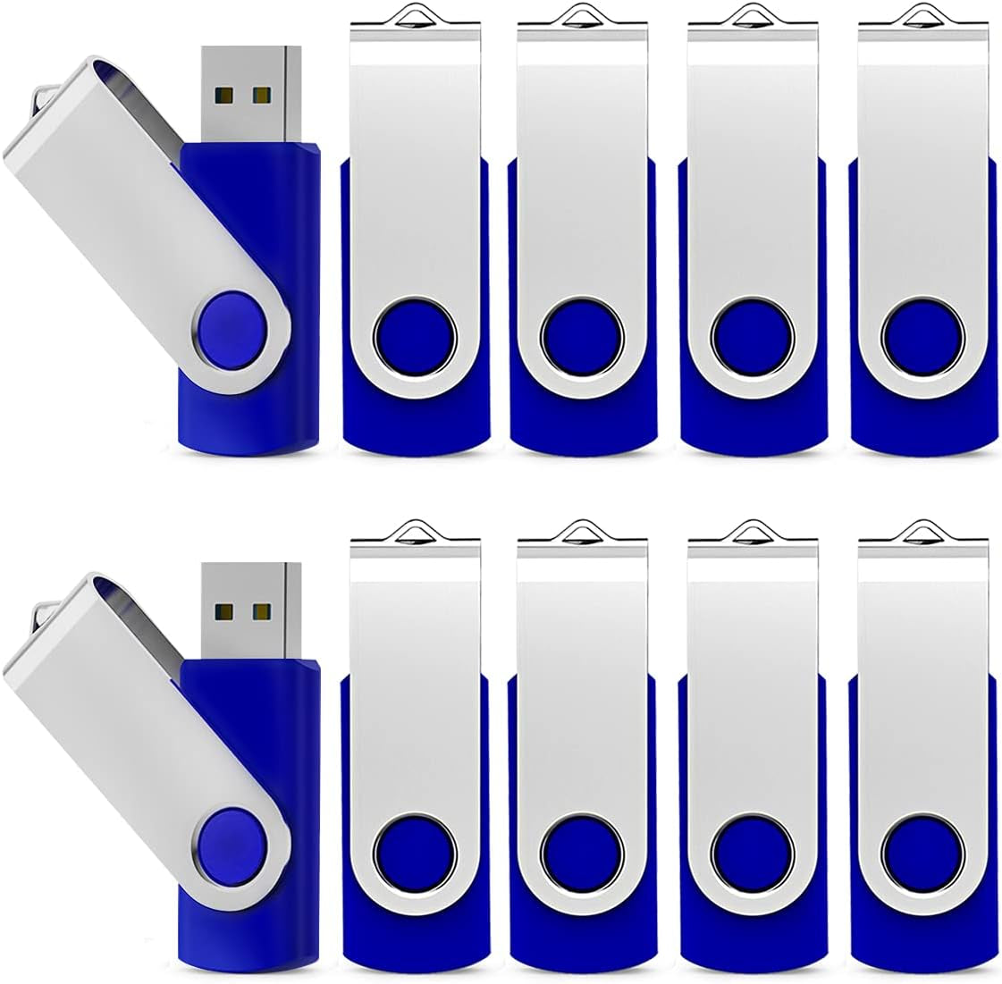 10-Pack 64GB USB 2.0 Flash Drives
