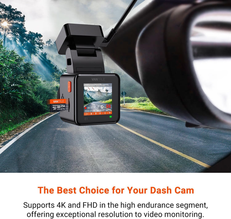 256GB U3 4K MicroSD Card with Adapter