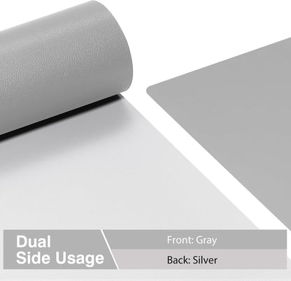 Premium Dual-Sided Leather Desk Pad – Waterproof Office Desk Mat for Keyboard & Mouse