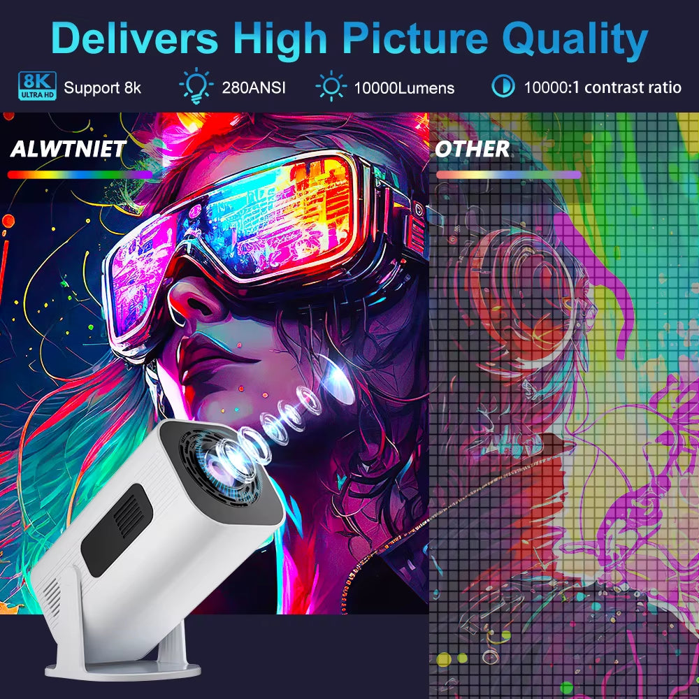 P330 Smart 1080P Projector – Android 11